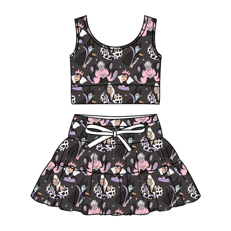 PREORDER Girls Villains Magical Night Activewear set