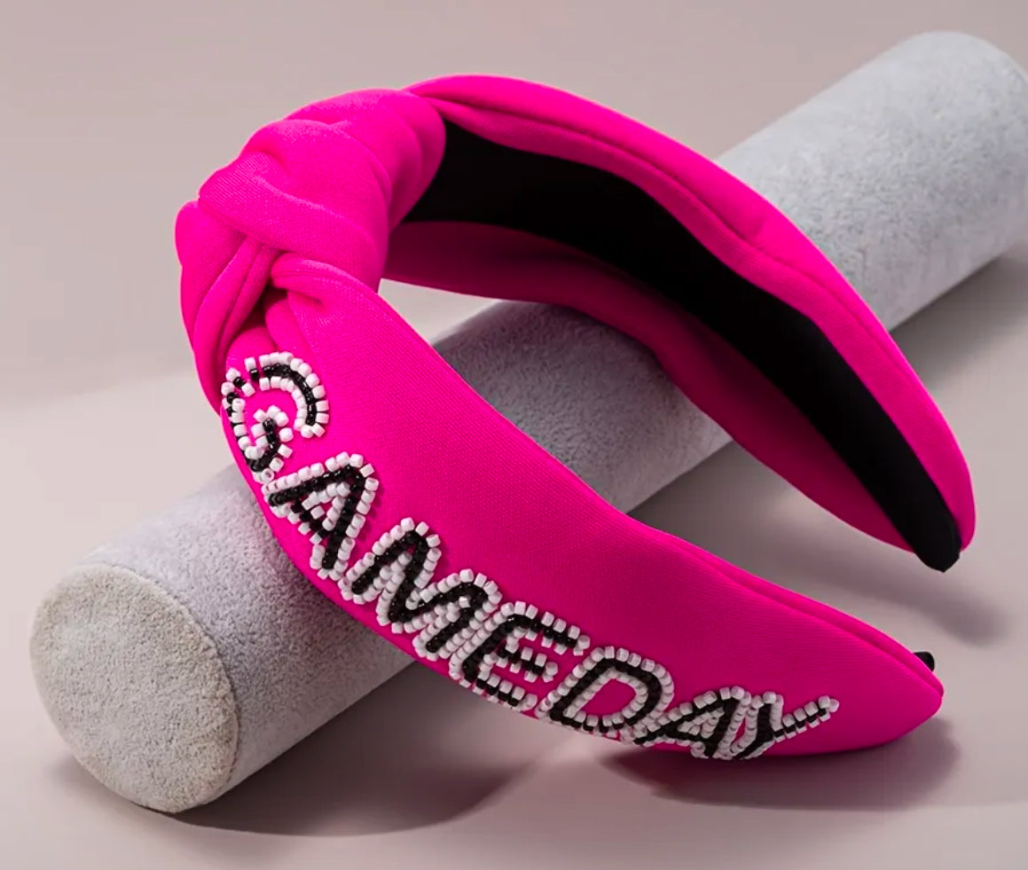 GAMEDAY beaded headband