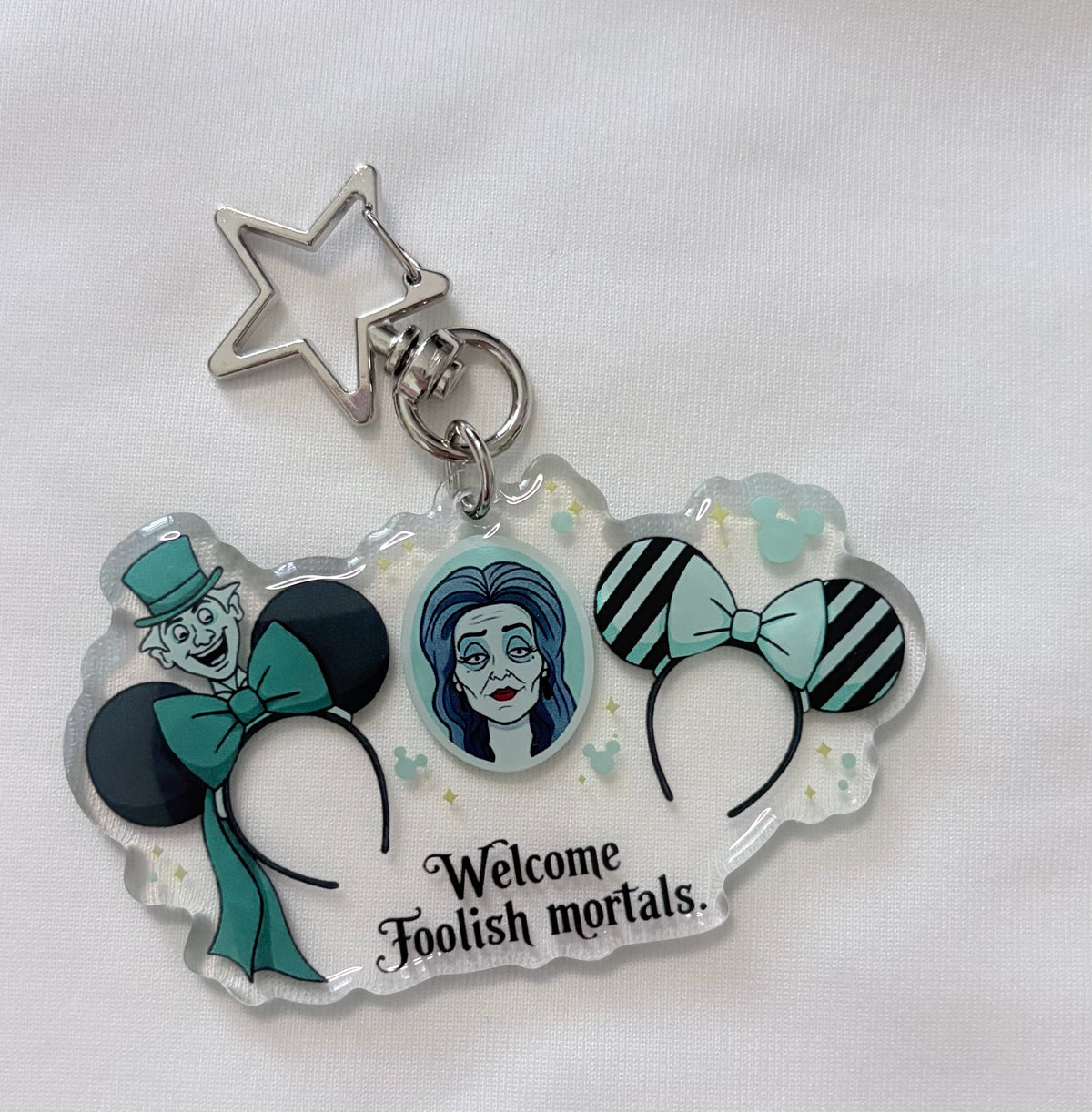 Haunted Mansion “Foolish Mortals” Bag Charm