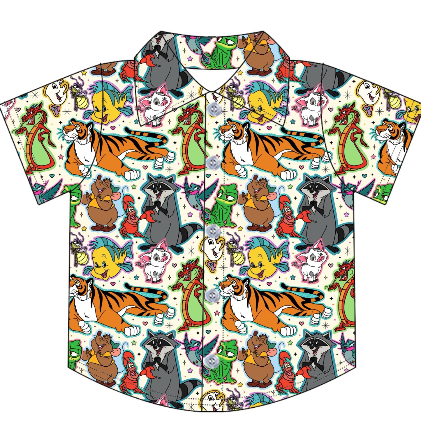 PREORDER boys/men’s Magical Friends button down