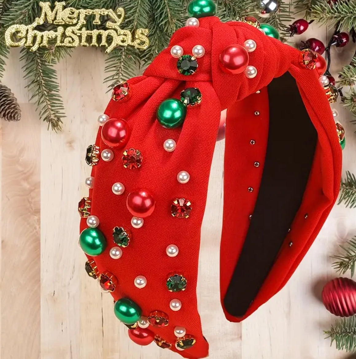 Christmasy headband