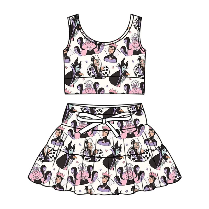 PREORDER Girls Villains Magical Day Activewear set