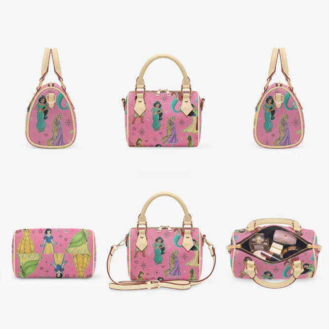 Fairytale Princess Inspired Handbag | Pink Barrel Crossbody Bag