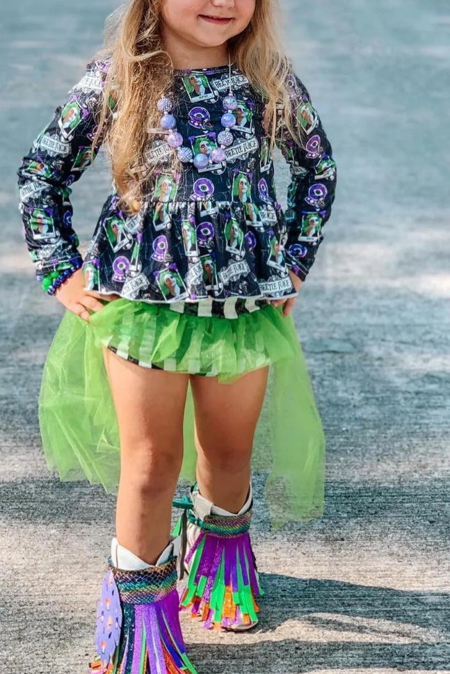 Beetle-juices’ spooky tulle set