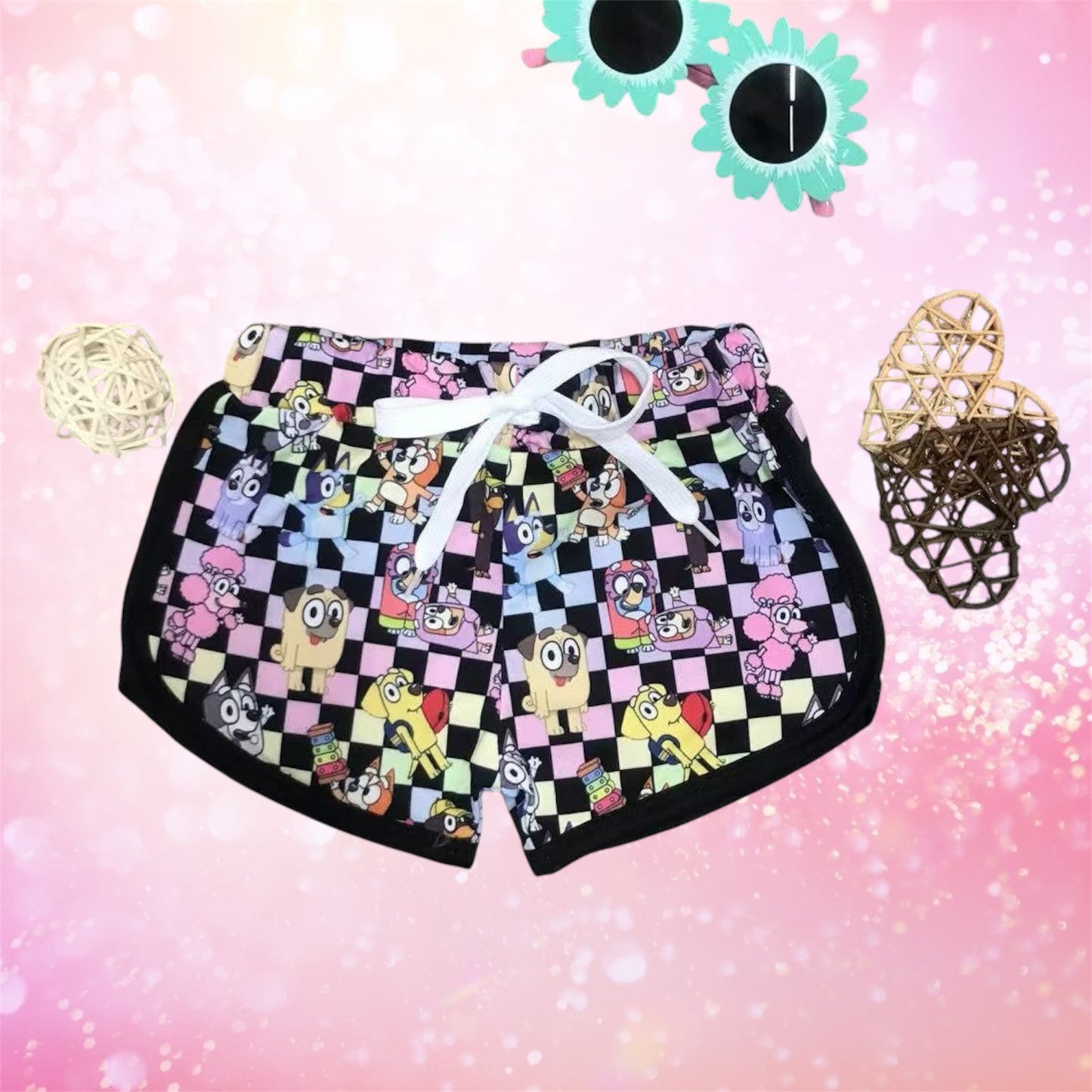Girls Bluey shorts