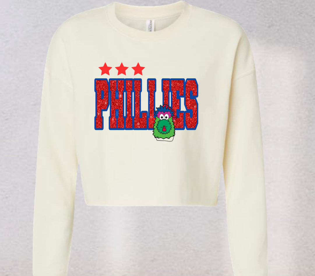 Phils cropped sweatshirts