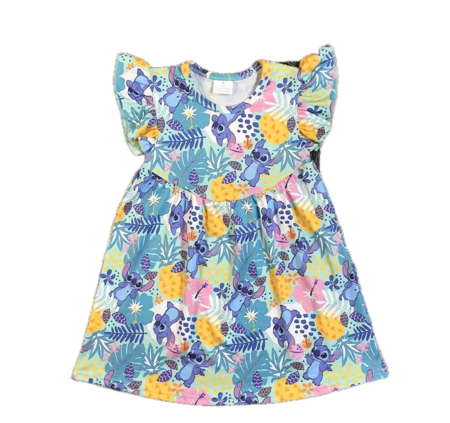 Stitch’s floraly dress