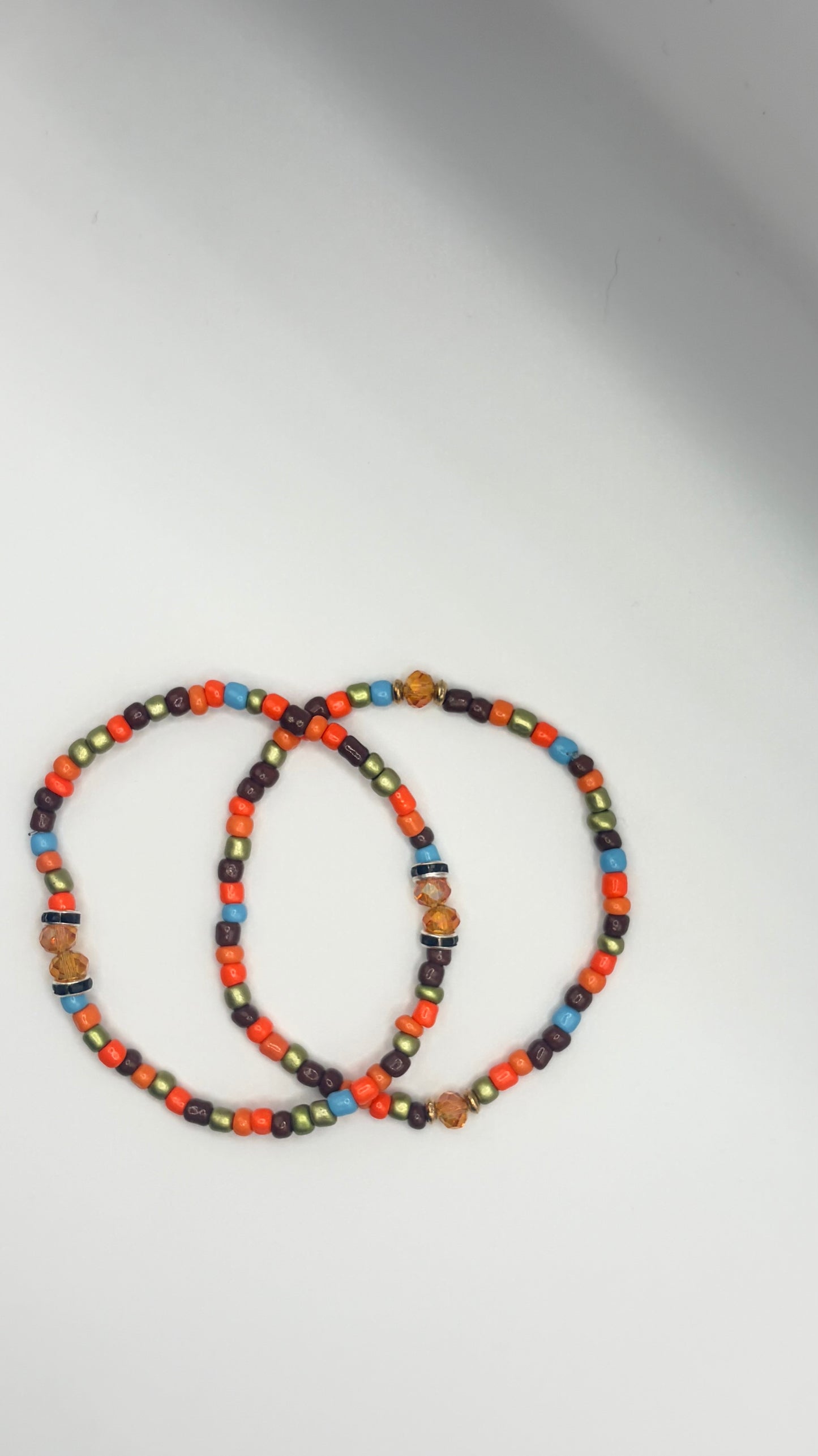 Moana Inspired Beaded Bracelet | Handmade Princess Stackable Jewelry | Ocean Adventure Stretch Bracelet | Theme Park Accessory