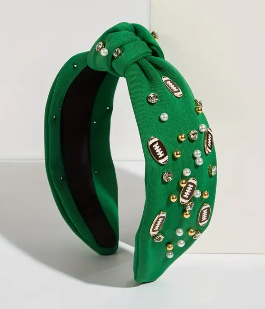 Football gem headband