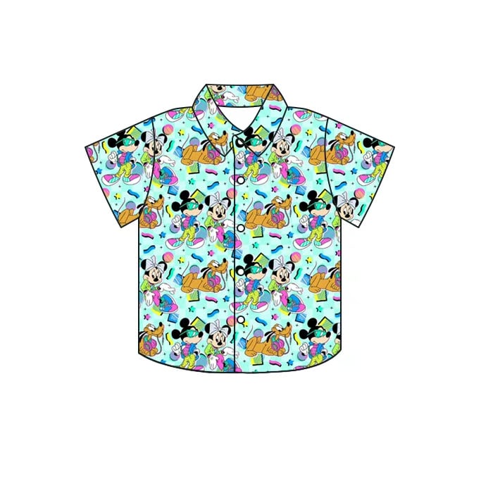 Retro Main Street- Button down