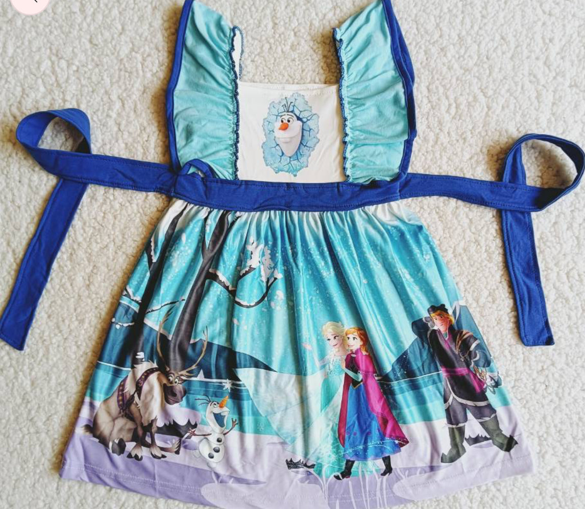 Cold sisters & snowman dress