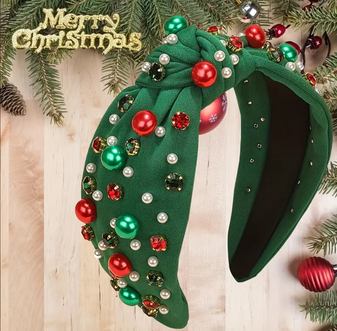 Christmasy headband