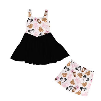PREORDER-Magical Park Mom & Me Skirt Set – Matching Mommy and Me Outfit – Theme Park Family Vacation Outfit