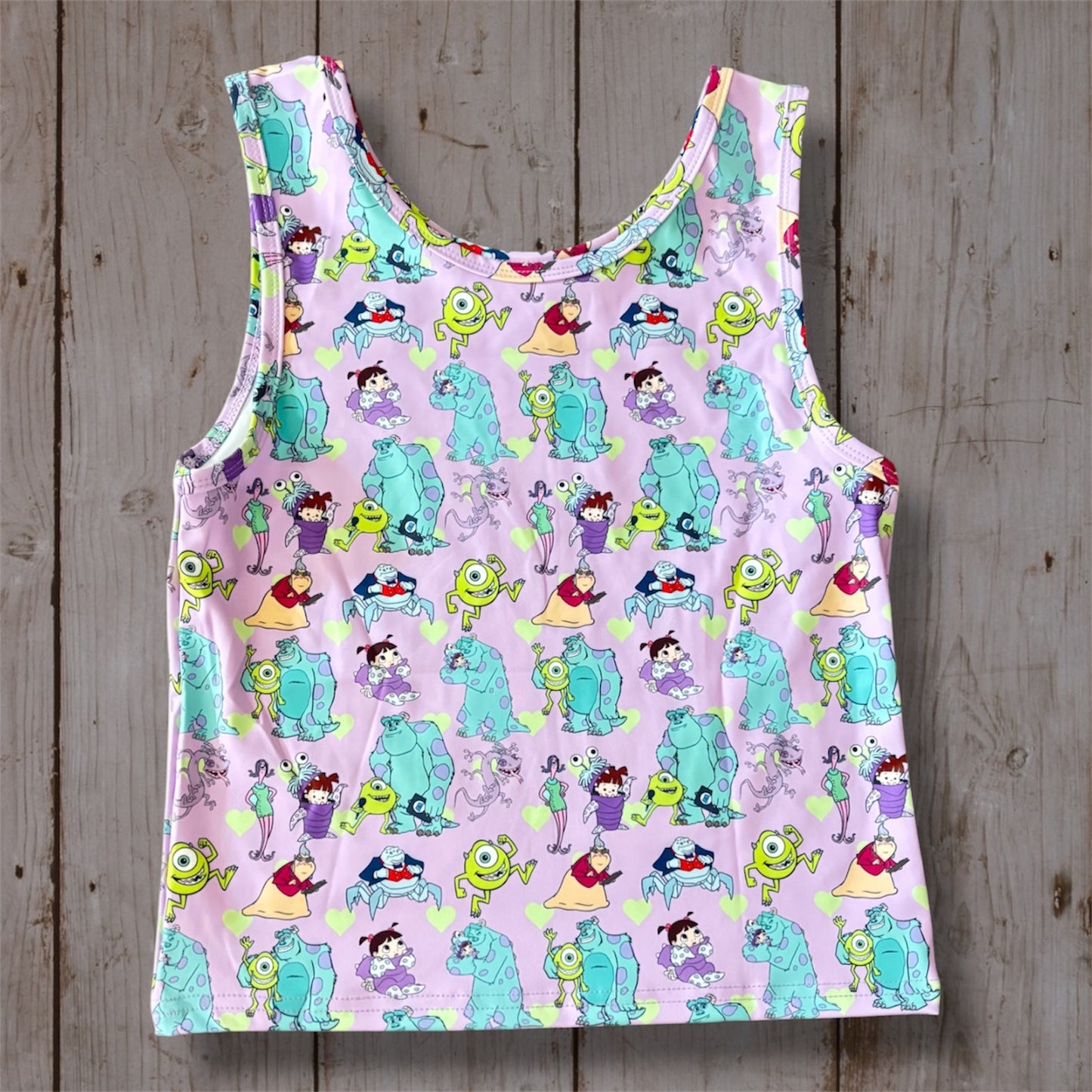 Monsters Inspired Women’s Tank | Family Matching Outfit Top | Yoga Material Tank