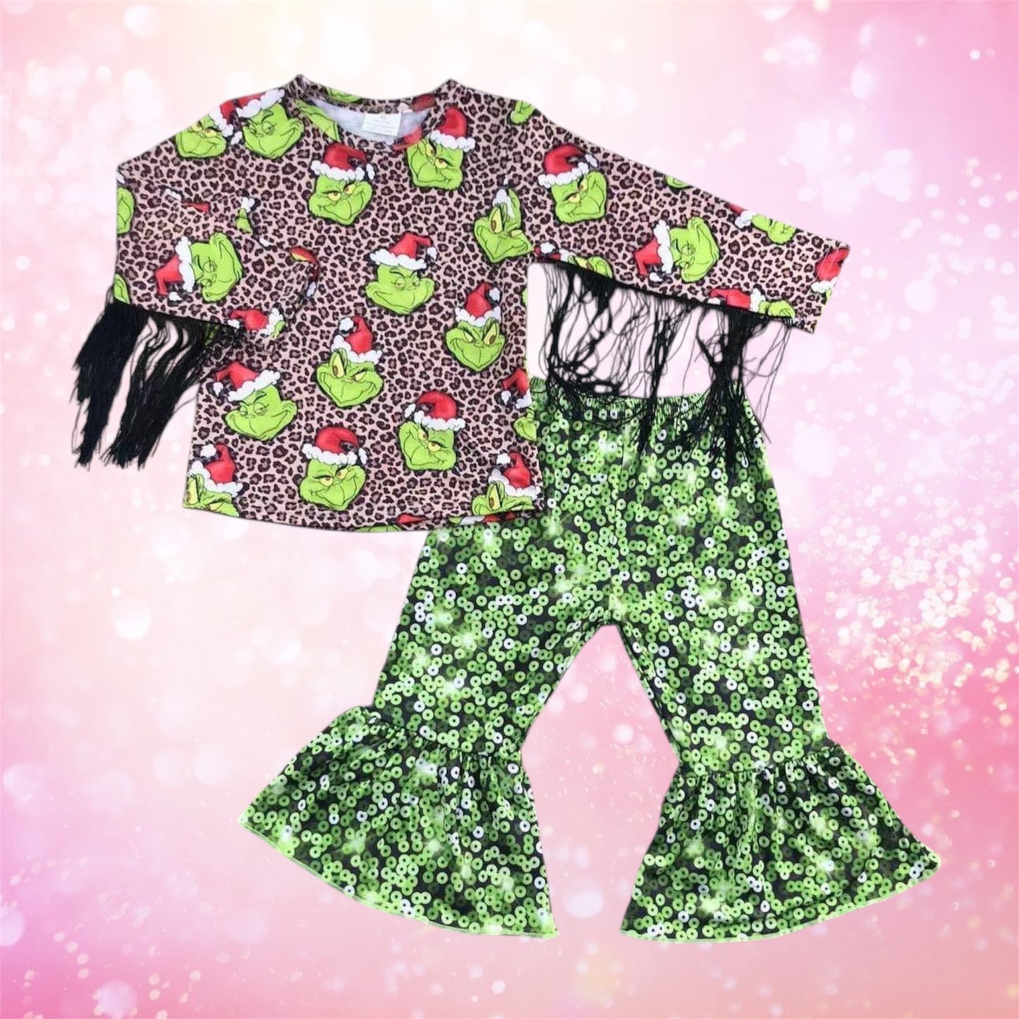 Leopard fringy Grinchy