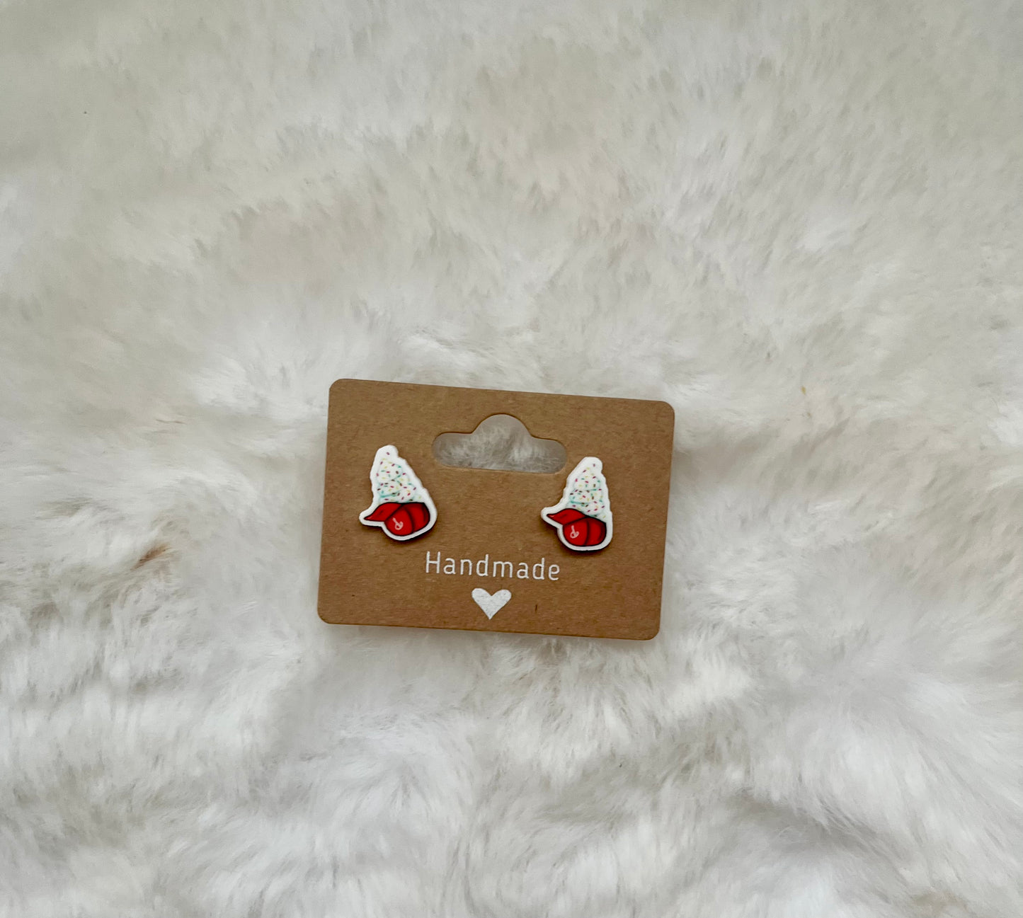 Phillies emblem earring studs