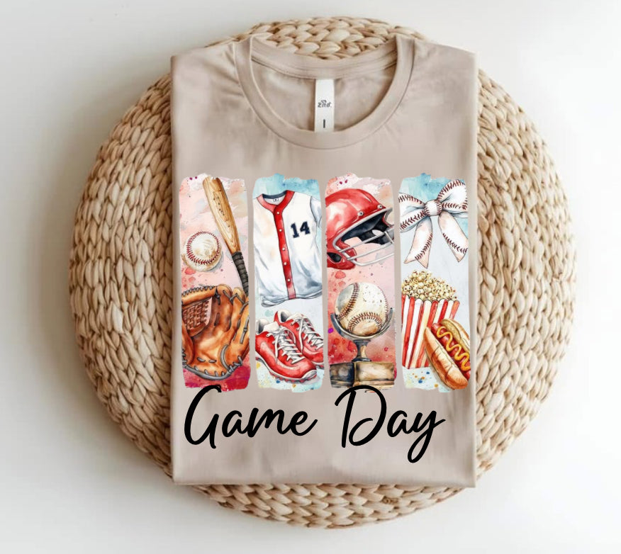 Baseball Game Day tee