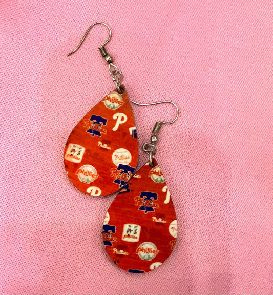 PHILs logo dangle earrings