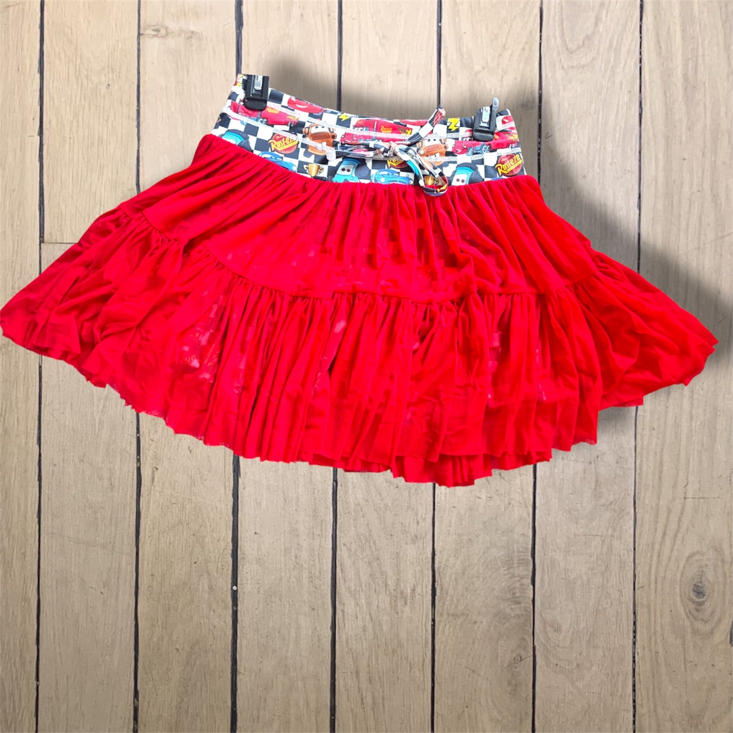 Women’s McQueen cars active wear skirt