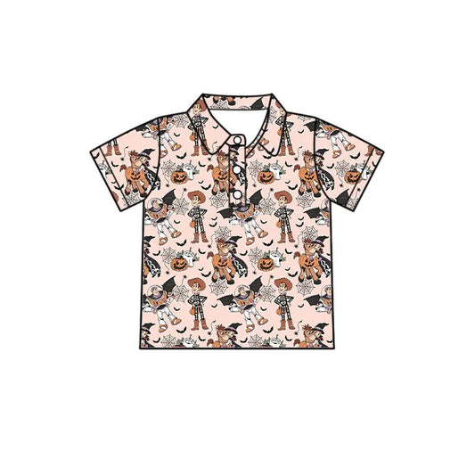 PREORDER Toy Friends Halloween Family Matching Polo Shirt | Spooky Toy Character Collared Shirt | Cute Halloween Boutique