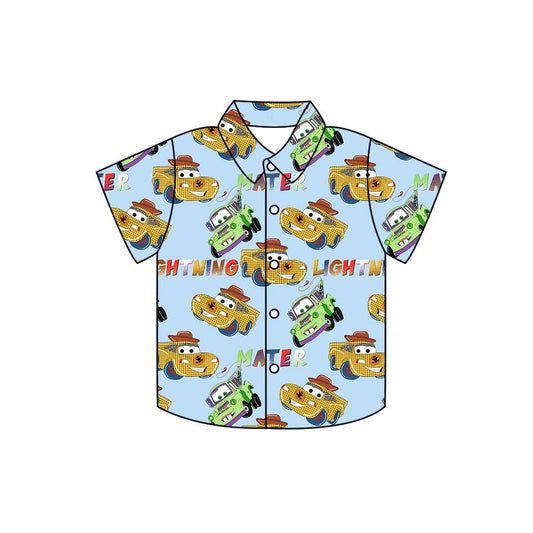 PREORDER boys/men’s Cars Toy Story button down