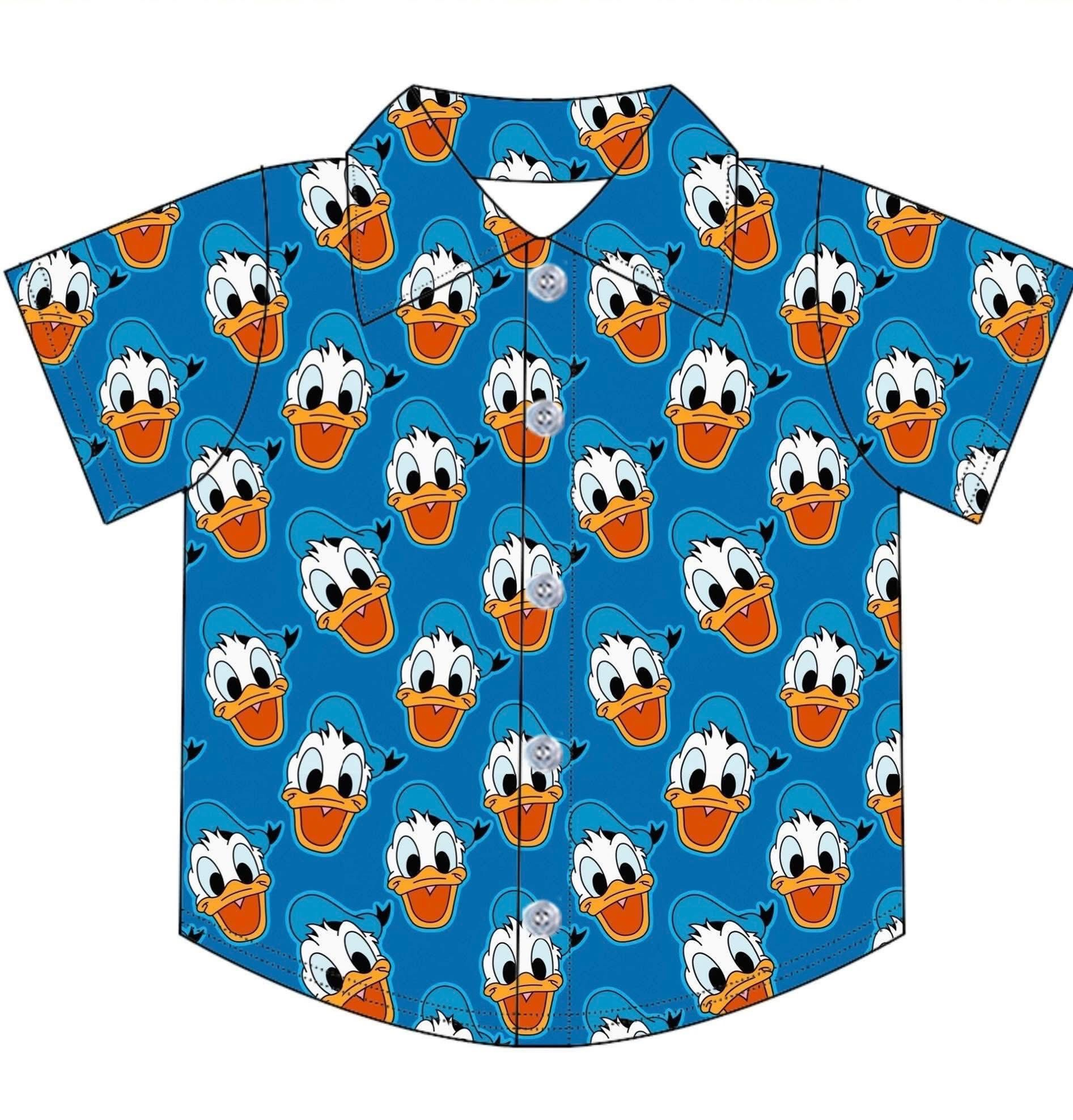 PREORDER boys/men’s Donald on Main button down