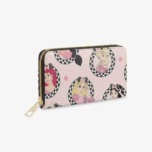 Princess Zip Around Wallet | Pink Princess| Women’s Card Holder & Coin Purse