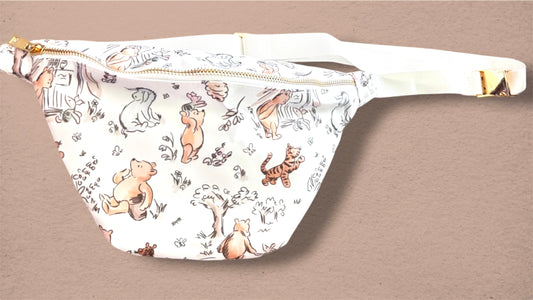Pooh Bear Friends Belt Bag | Storybook Woodland Fanny Pack | Cute Character Inspired Crossbody Bag | Theme Park Outfit | Mommy & Me Matching Bag