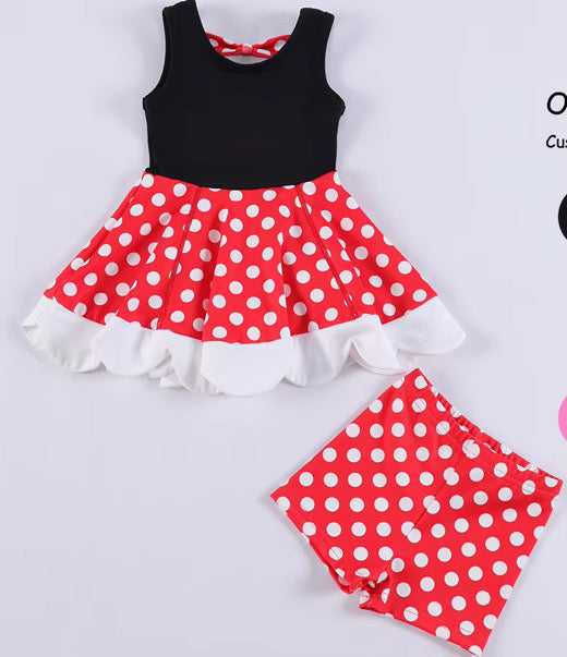 Character-Inspired Bounding Dress | Magical Theme Park Outfit | Matching Family Disney-Inspired Dress | Baby, Toddler, Kids & Women’s -4XL