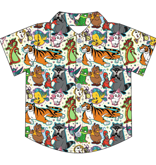PREORDER boys/men’s Magical Friends button down
