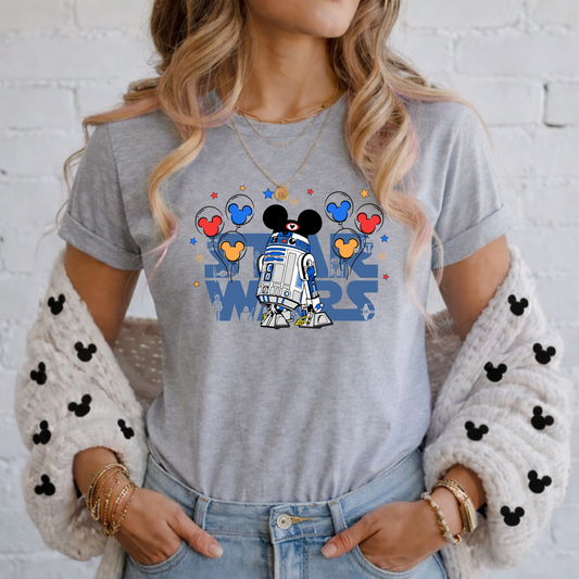Star Wars Inspired Family Vacation Shirts | Matching Disney Trip Tees | Droid & Character Park Shirts | Family Theme Park Outfit