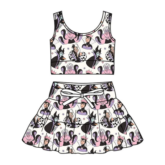 PREORDER Girls Villains Magical Day Activewear set