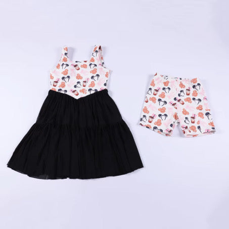 Mama & Mini Magical Waffle Active Set | Matching Yoga Set with Pocket Biker Shorts