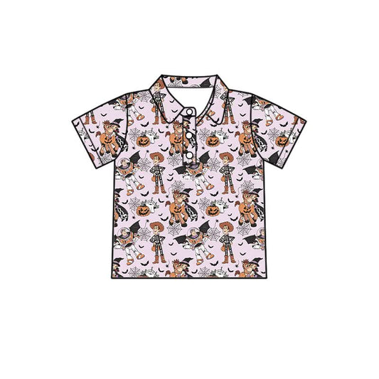 PREORDER Toy Friends Halloween Family Matching Polo Shirt | Spooky Cute Halloween Collared Shirt | Boys Boutique Halloween