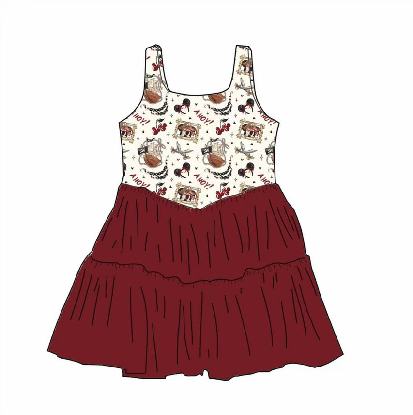 Pirate Adventure Twirl Dress | Cruise Wear, Magic Kingdom & Matching Family Outfit