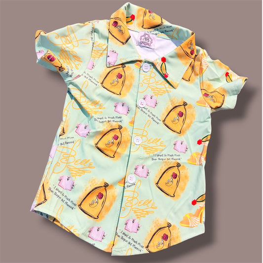 Belles Rose Button down