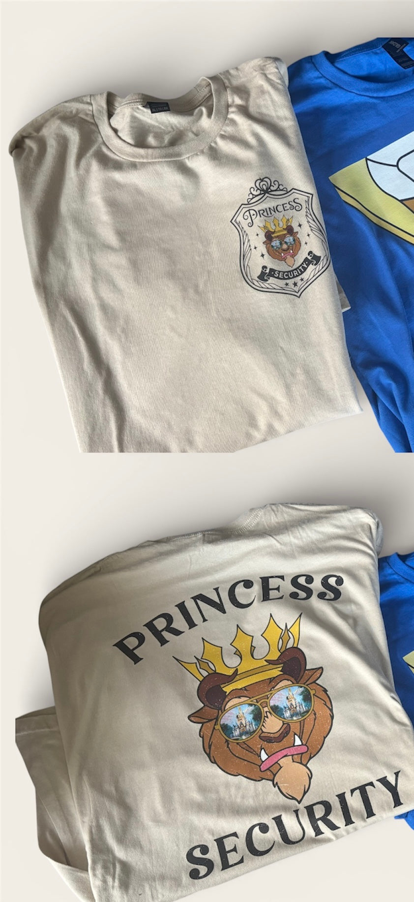 Princess Security Shirt, Family Vacation Tee, Castle Trip Graphic Tee, Matching Family Theme Park Shirt, Dad Vacation Shirt, Unisex Travel Tee