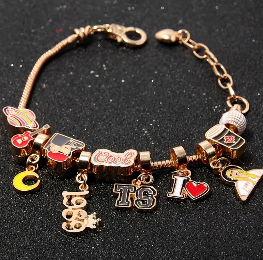 TS dangle Charm bracelet