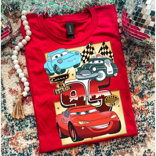 🏎️ Magical Cars Racing by Cars Tee – Family Vacation Shirt