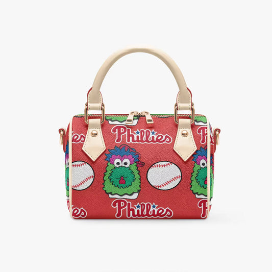 PREORDER Philly Baseball Inspired Handbag | Cute Game Day Purse | Red Mini Duffle Bag with Strap | Sports Fan Gift | Small Travel Crossbody Bag