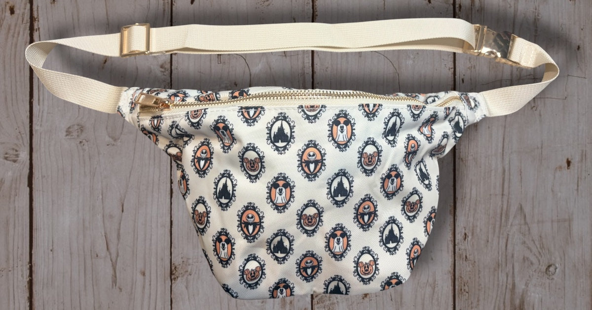 Haunted Halloween Belt Bag | Spooky Ghost & Haunted Portrait Fanny Pack | Disney Inspired Crossbody Waist Bag | Halloween Park Bag