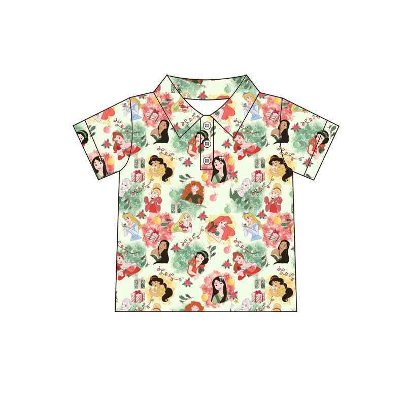 Christmas Princess Button-Up Shirt | Boys & Men’s Matching Holiday Shirt | Family Matching Christmas Outfit | Preorder