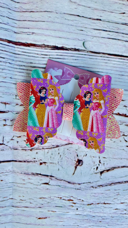 ✨ Princess Besties Glitter Bow | Boutique Hair Bow for Girls ✨