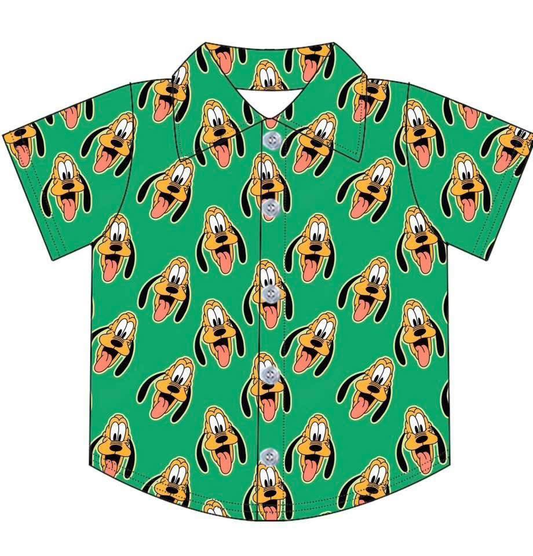 PREORDER boys/men’s Pluto on Main button down