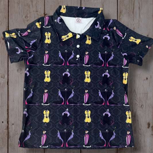 Men’s & Boys Park Villain-Inspired Polo | Yoga Fabric