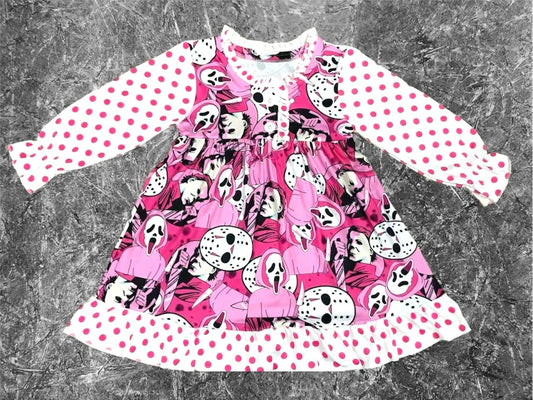 Pink Halloween horror dress