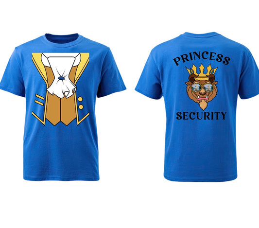 Royal Beast Guard “Princess Security” Family Tee – Boys & Men’s Matching Shirt