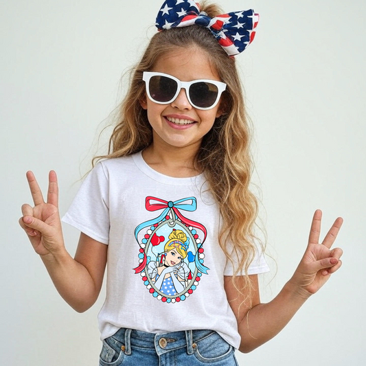 Patriotic Princess bow tees
