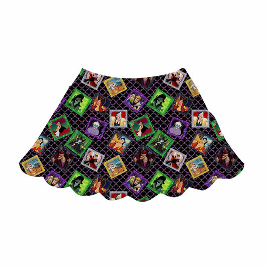 Magical Character Athletic Skorts | Women’s Built-In Shorts Twirl Skirt Collection