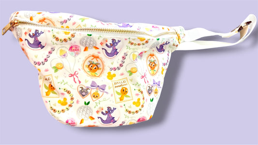 Festival Park Belt Bag | Orange Bird Inspired Fanny Pack | Figment Inspired Crossbody Bag | Epcot Outfit | Food & Wine Festival Bag | Theme Park Accessory